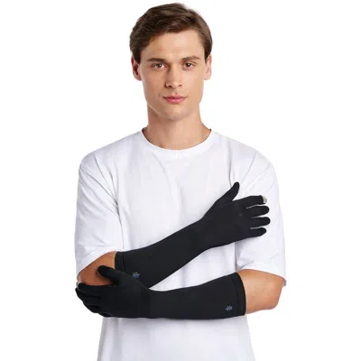 Coolibar Bona Mid-length Uv Sun Glove With Touchscreen Tips, Upf 50+ Sun Protection In Black