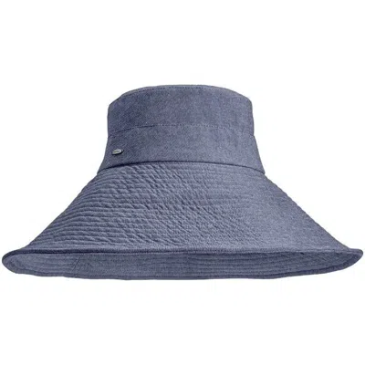 Coolibar Brittany Beach Hat, Upf 50+ Sun Protection In Denim Blue Chambray
