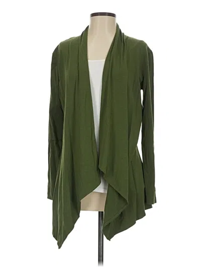 Pre-owned Coolibar Cardigan Sweater In Green