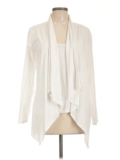 Pre-owned Coolibar Cardigan Sweater In Ivory