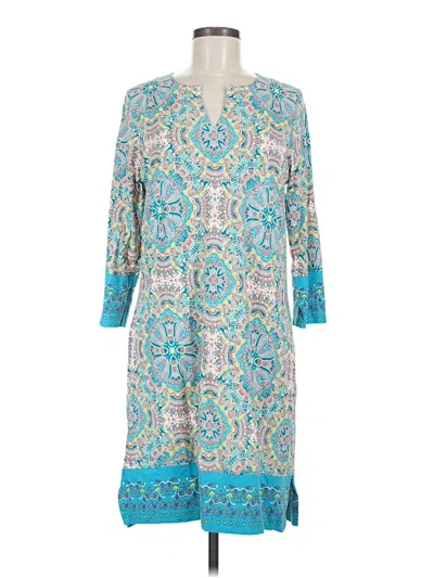 Pre-owned Coolibar Casual Dress In Blue