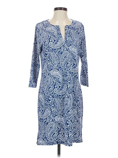 Pre-owned Coolibar Casual Dress In Blue