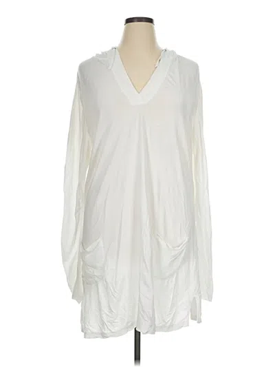 Pre-owned Coolibar Casual Dress In White