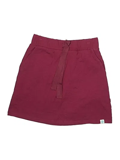 Pre-owned Coolibar Casual Skirt In Burgundy