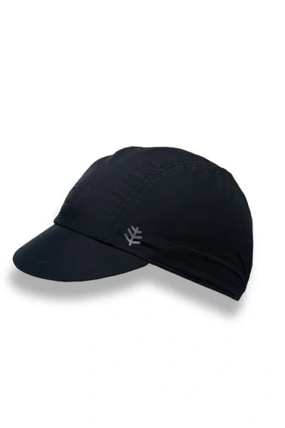 Coolibar Cycling Cap In Black