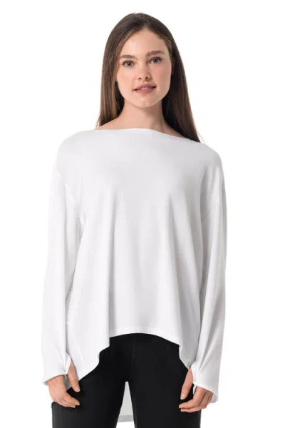 Coolibar Drape Long Sleeve T-shirt In Brown