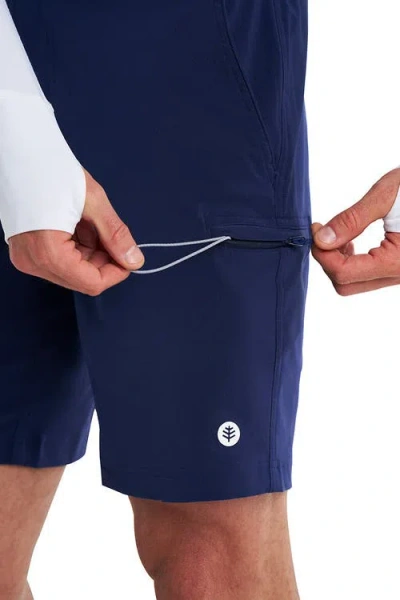 Coolibar Fishing & Boating Shorts, Upf 50+ Sun Protection, Fisher Island In Multi