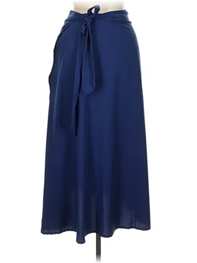 Pre-owned Coolibar Formal Skirt In Blue