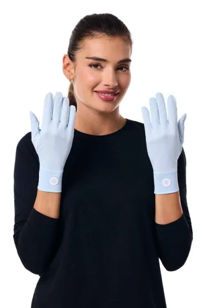 Coolibar Fuji Convertible Fingertip Uv Sun Gloves, Upf 50+ Sun Protection In Red