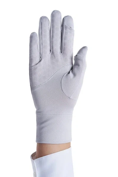 Coolibar Fuji Convertible Fingertip Uv Sun Gloves, Upf 50+ Sun Protection In White