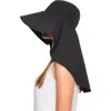 Coolibar Full Coverage Hat In Black