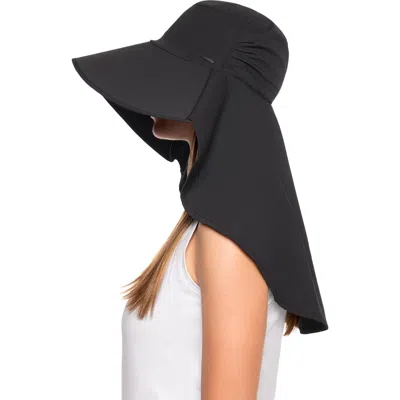Coolibar Full Coverage Hat In Black