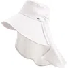 Coolibar Full Coverage Hat In White