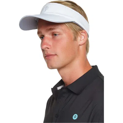 Coolibar Golf Visor In White