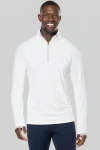 Coolibar Half-zip Rash Guard In White