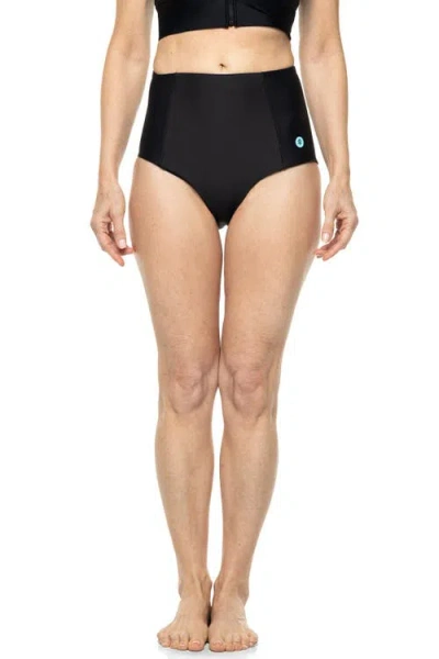 Coolibar High Rise Swim Bottoms In Black