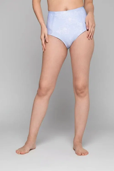 Coolibar High Rise Swim Bottoms In Blue