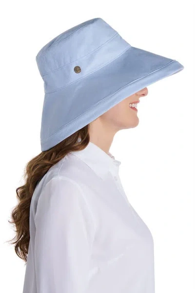 Coolibar Kettle Brim Hat In Blue