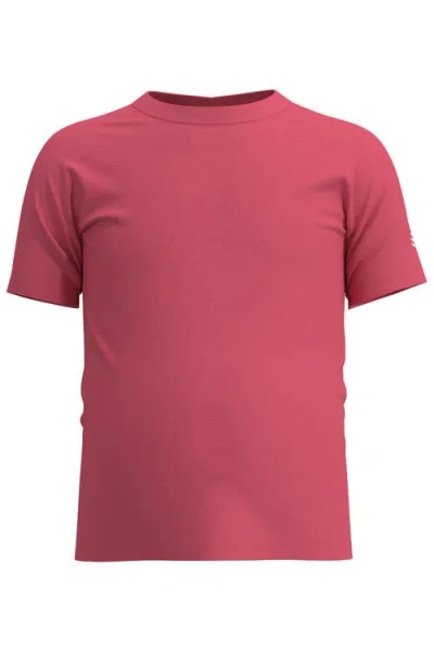 Coolibar Kid's Barracuda Sandshark Short Sleeve Surf Shirt, Upf 50+ Sun Protection In Sunkist Coral