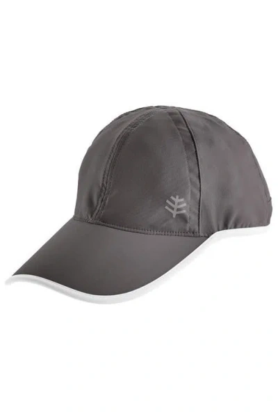 Coolibar Kid's Lenny Sport Cap, Upf 50+ Sun Protection In Gray