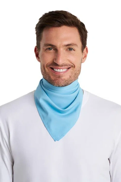 Coolibar Lightweight Sun Bandana In Blue