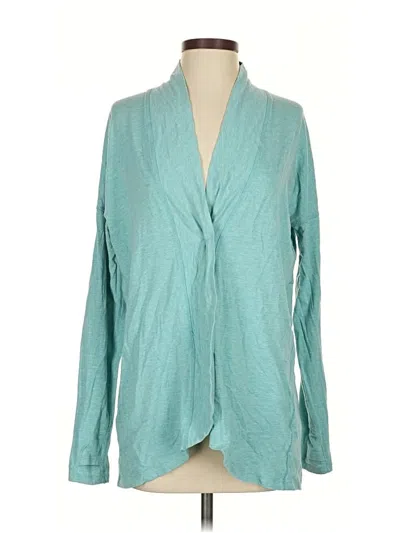 Pre-owned Coolibar Long Sleeve Blouse In Blue