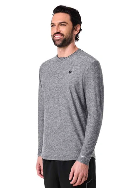 Coolibar Long Sleeve Tennis T-shirt In Gray