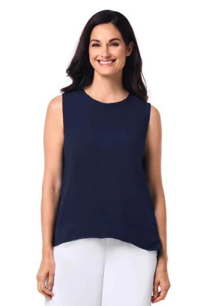 Coolibar Long Sleeve Top Tank In Blue