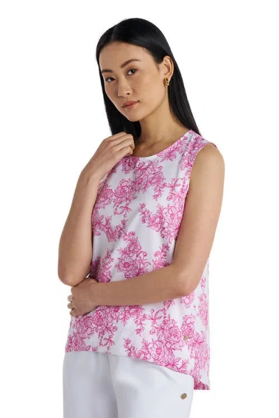 Coolibar Long Sleeve Top Tank, Upf 50+ Sun Protection, St. Tropez In Pink