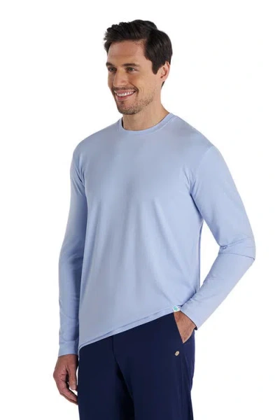 Coolibar Long Sleeve T-shirt In Blue