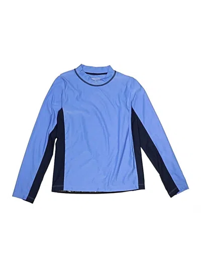 Pre-owned Coolibar Kids' Long Sleeve T-shirt In Blue