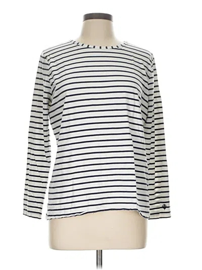 Pre-owned Coolibar Long Sleeve T-shirt In Ivory