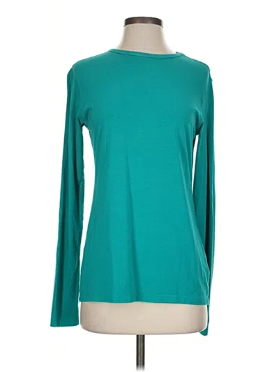 Pre-owned Coolibar Long Sleeve T-shirt In Teal