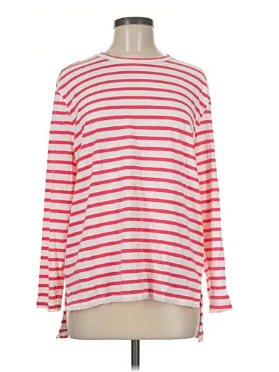 Pre-owned Coolibar Long Sleeve Turtleneck In Red