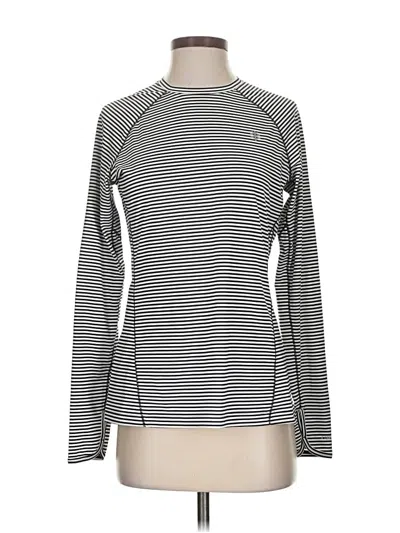 Pre-owned Coolibar Long Sleeve Turtleneck In Silver