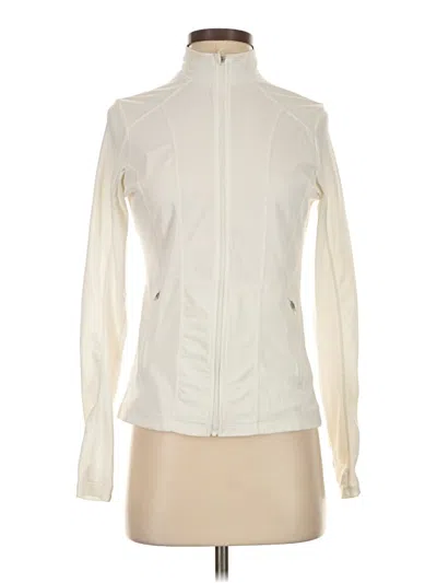 Pre-owned Coolibar Long Sleeve Turtleneck In White