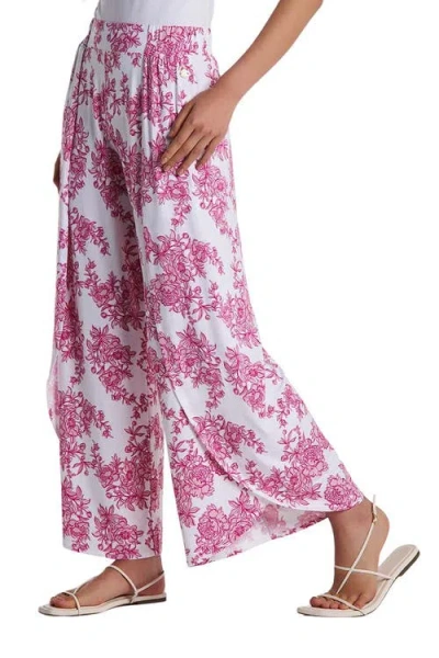 Coolibar Lynsu Wide Leg Pants With Overlap Detail, Upf 50+ Sun Protection In Gray