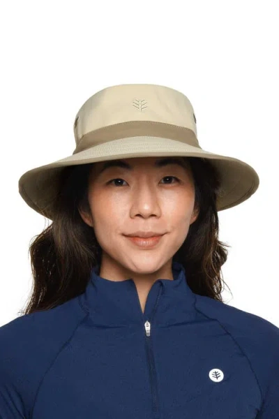 Coolibar Matchplay Wide Brim Golf Hat, Upf 50+ Sun Protection In Neutral