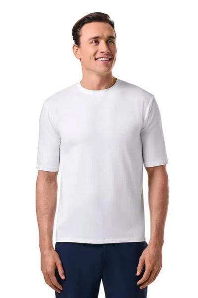Coolibar Morada Short Sleeve T-shirt, Upf 50+ Sun Protection In White