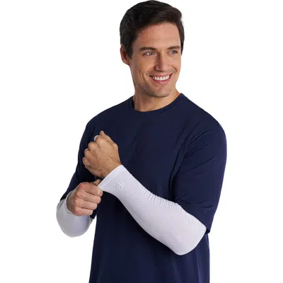 Coolibar Navagio Sun Arm Sleeves, Upf 50+ Sun Protection In White