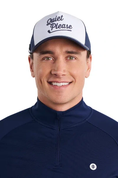 Coolibar Performance Golf Rope Cap With Upf 50+ Protection Ð Birdie Breeze In Blue