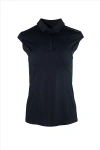 Coolibar Performance Sleeveless Polo In Black