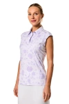 Coolibar Performance Sleeveless Polo In Pink