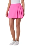 Coolibar Pin High Short Golf Skort, Upf 50+ Sun Protection In Pink