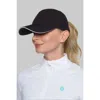 Coolibar Ponytail Cap In Black