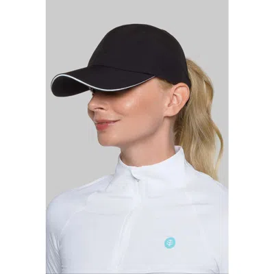 Coolibar Ponytail Cap In Black