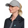 Coolibar Ponytail Cap, Upf 50+ Sun Protection, Racket Padel In Gray