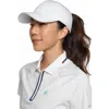 Coolibar Ponytail Cap In White
