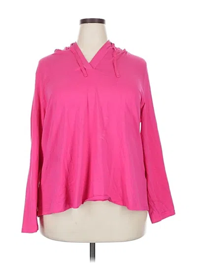 Pre-owned Coolibar Pullover Hoodie In Pink