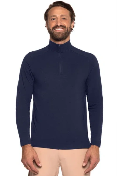 Coolibar Quarter-zip In Blue